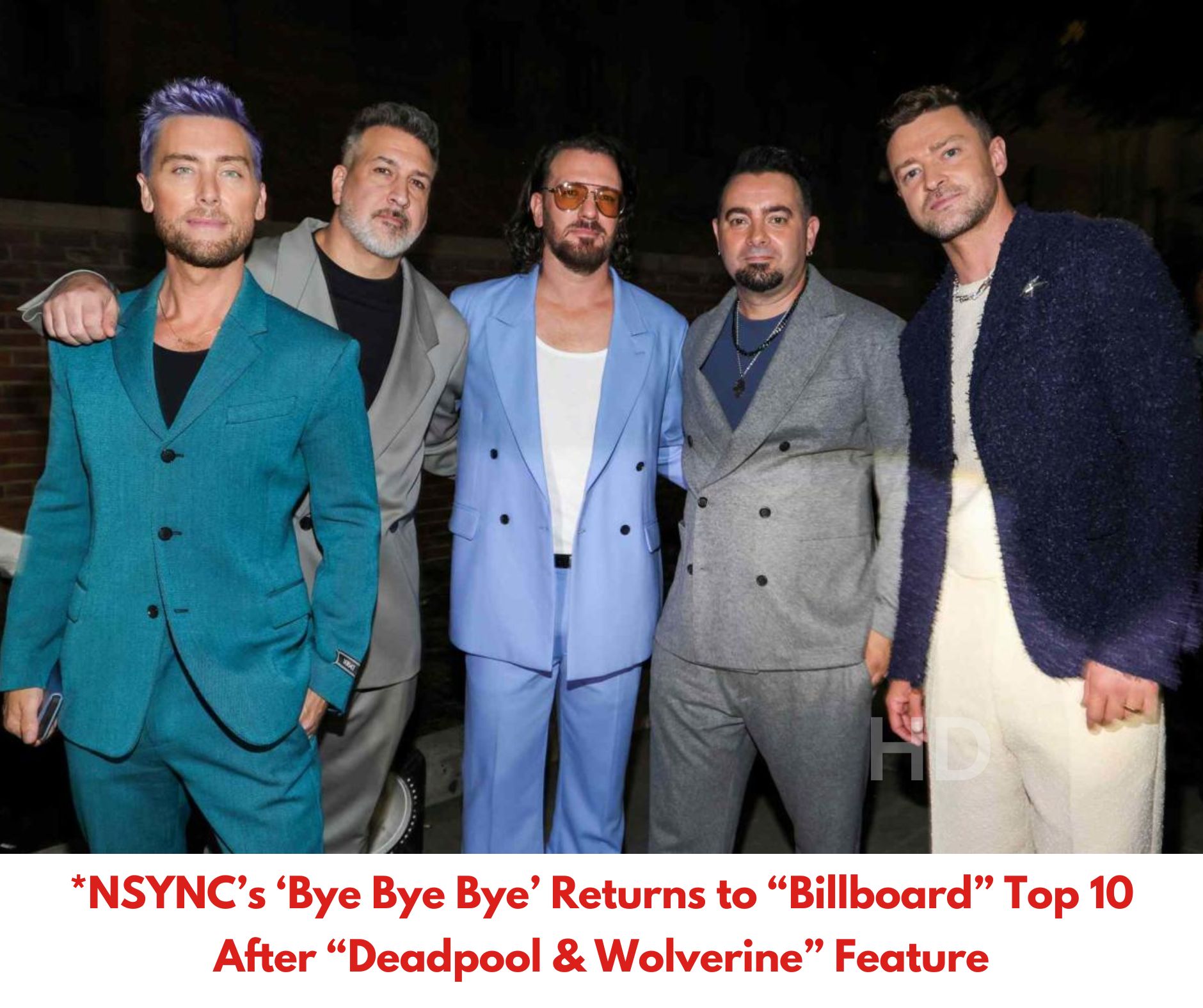*NSYNC’s ‘Bye Bye Bye’ Returns to “Billboard” Top 10 After “Deadpool