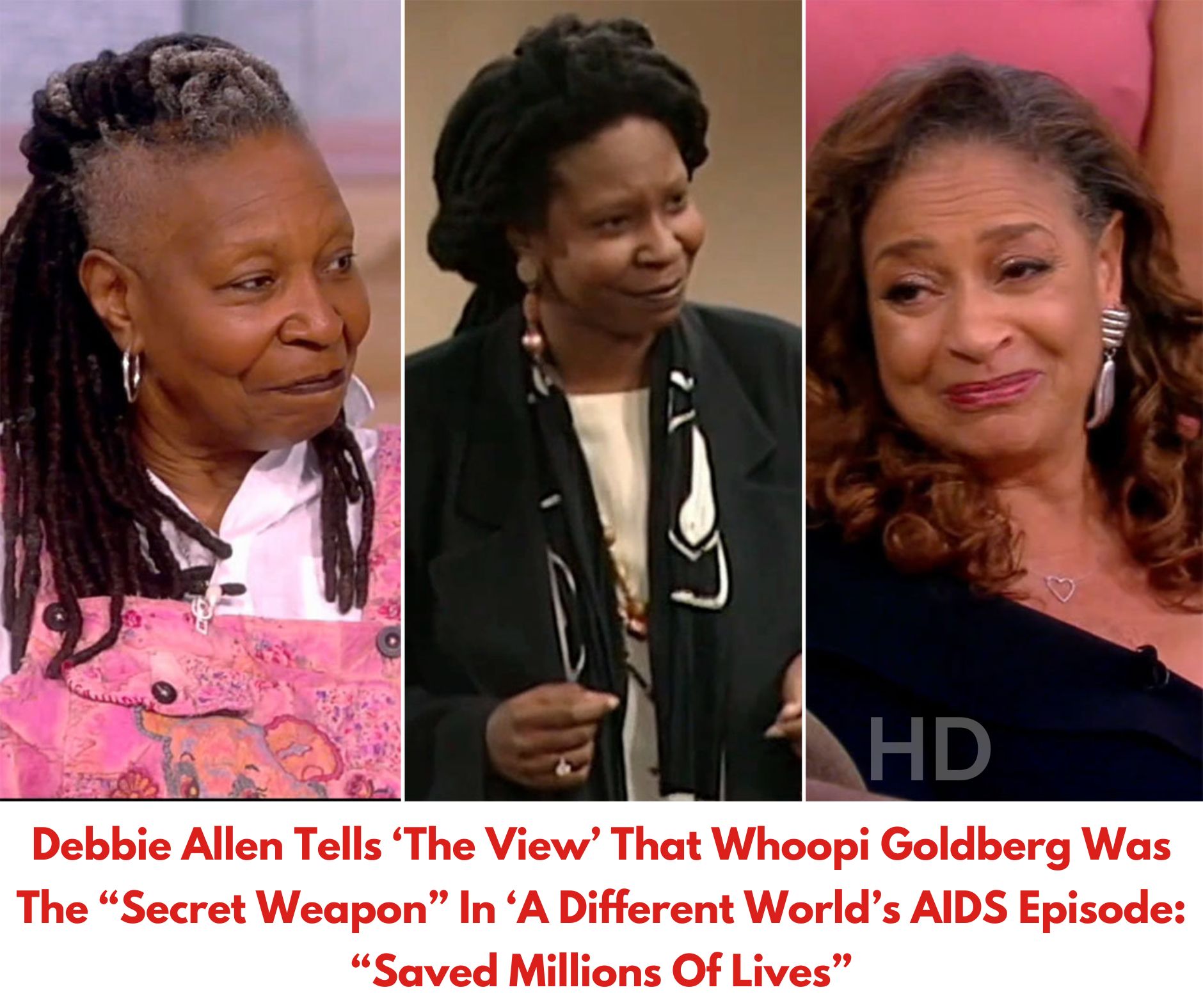 Debbie Allen Tells ‘The View’ That Whoopi Goldberg Was The “Secret