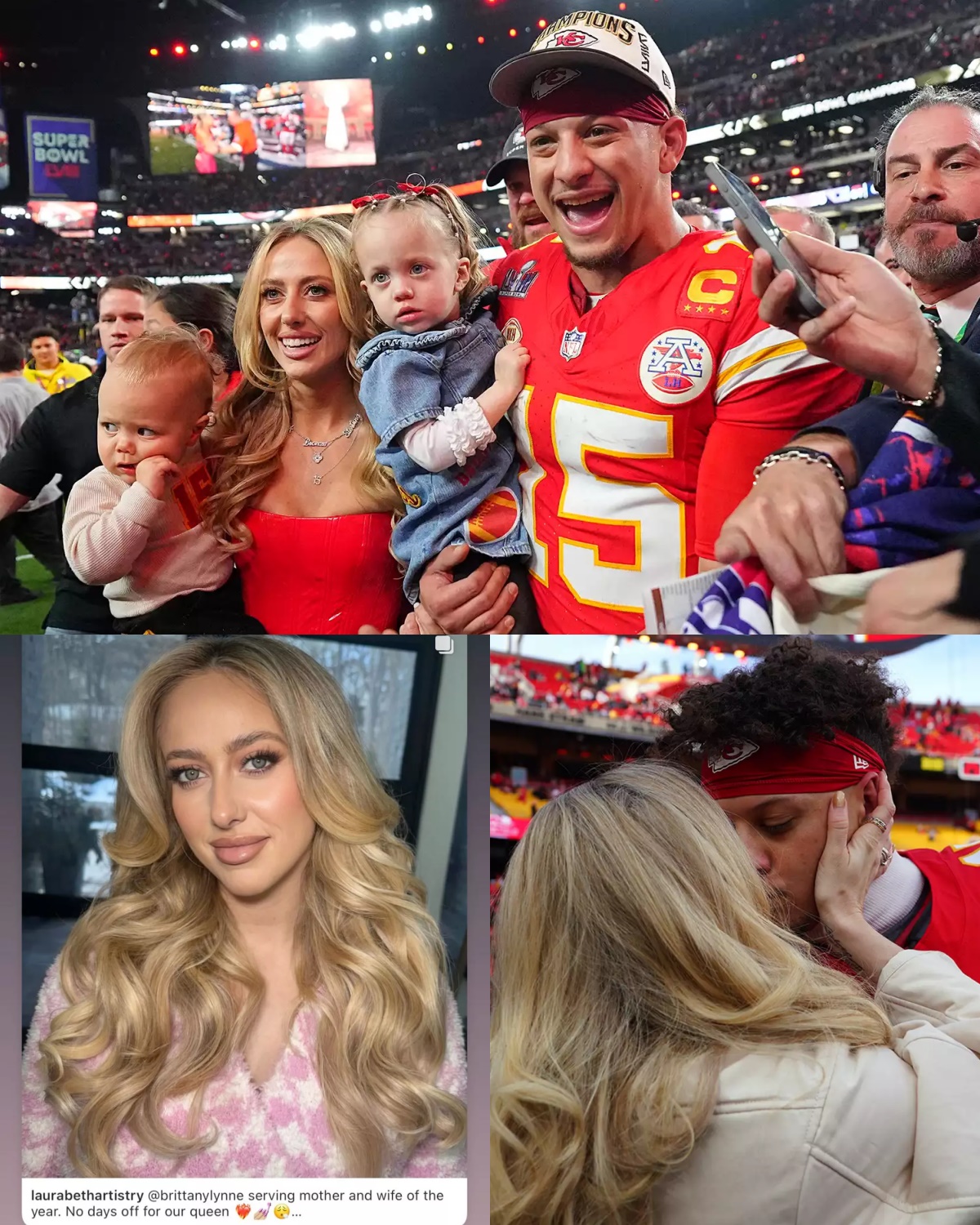 Brittany Mahomes Shows Off Glam Look as She Thanks Makeup Artist and(00)